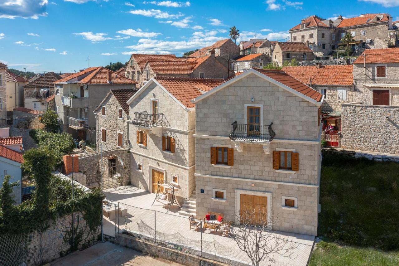 Luxury Stone Villa Nevija 2022 Private Villa Milna  Bagian luar foto