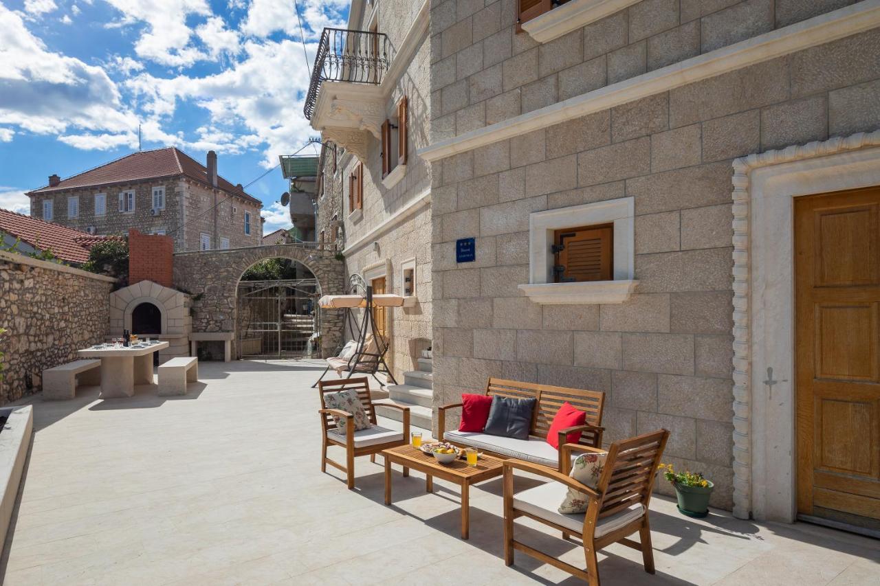 Luxury Stone Villa Nevija 2022 Private Villa Milna  Bagian luar foto