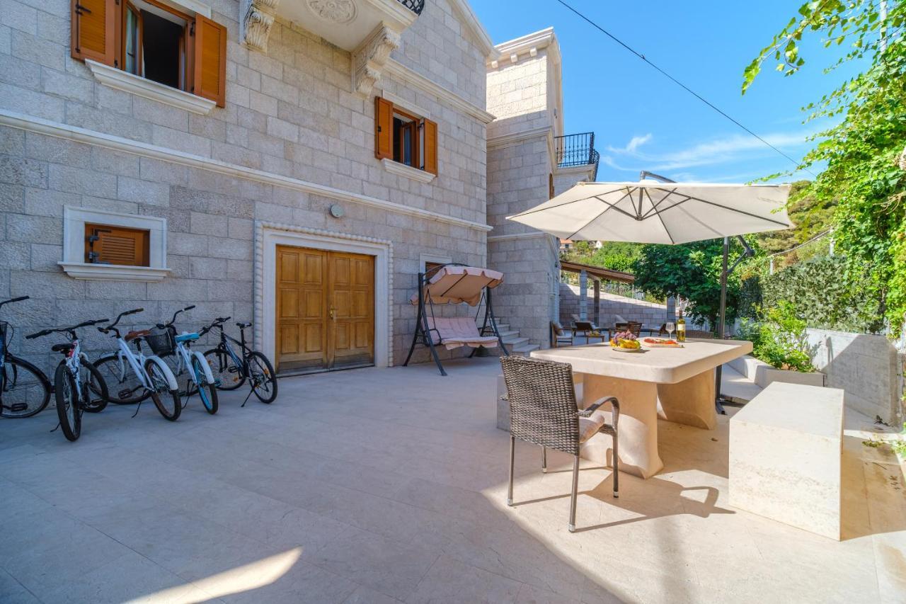 Luxury Stone Villa Nevija 2022 Private Villa Milna  Bagian luar foto